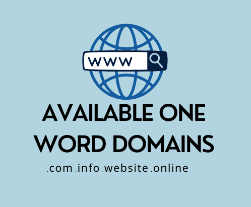 One Word Domains Available